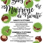16 e 17 ottobre 2021 la 46° Sagra del Marrone di Rivalto